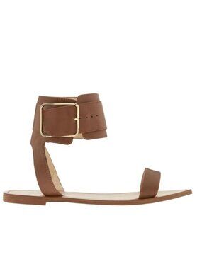 Banana Republic Leather Thick Ankle Strap Sandals 8M